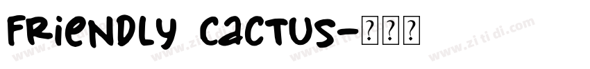 Friendly Cactus字体转换
